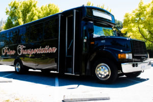 After the ceremony party bus rental