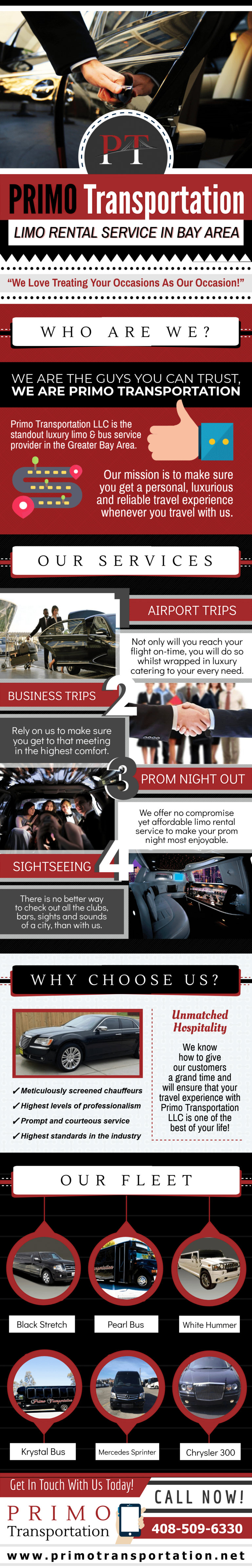 Primo Transportation - Limo Rental Service In Bay Area